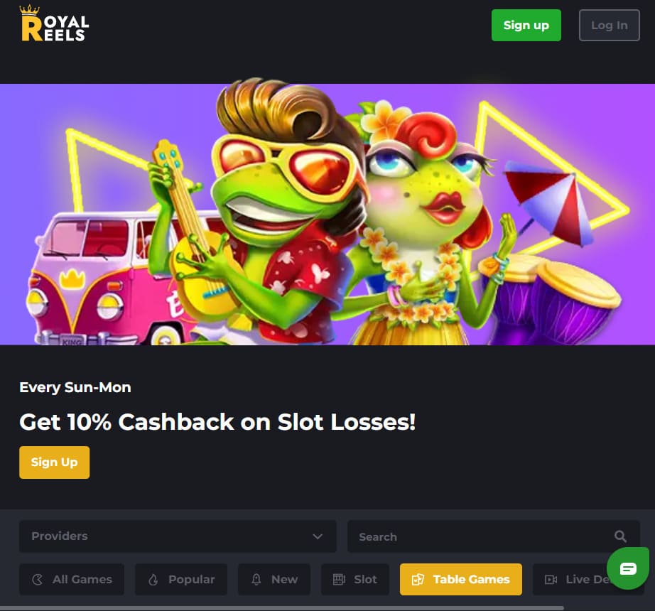 Royal Reels Casino mobile registration